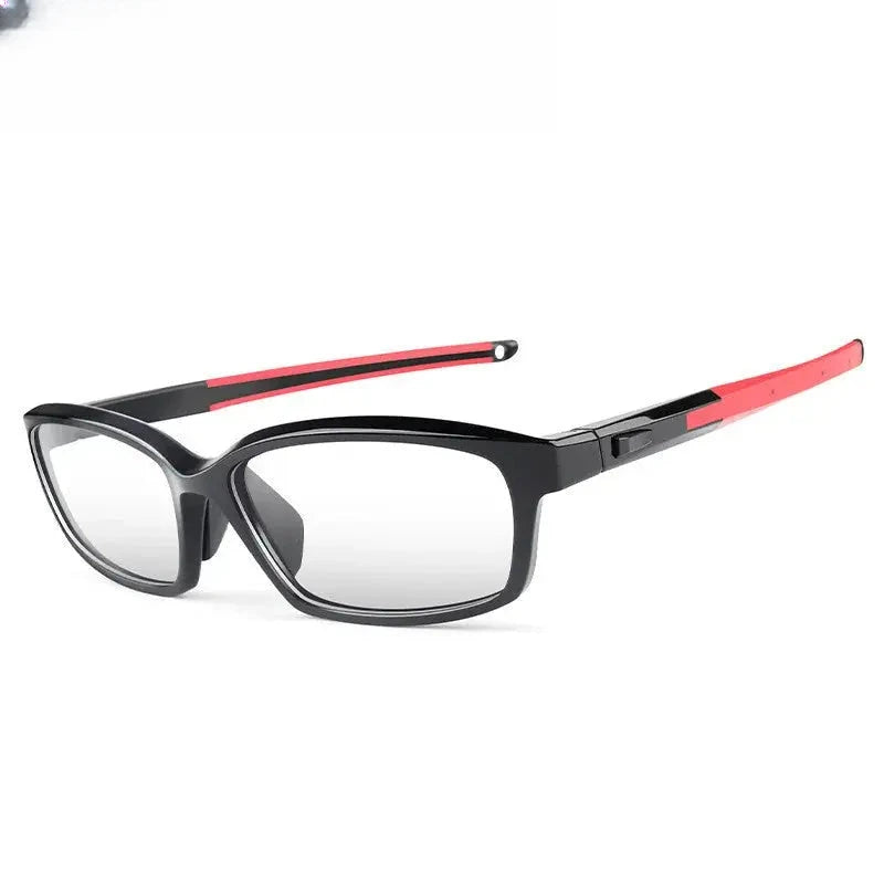 Men's Square Full Rim Titanium Prescription Glasses 611018 — view 4 | Rx Spectacle