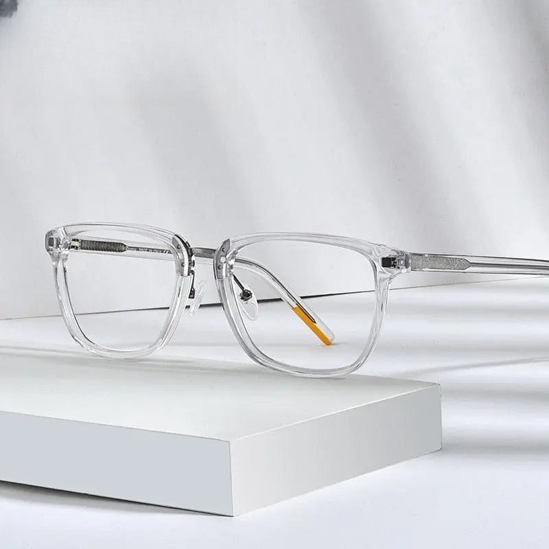 Unisex Square Full Rim Acetate Prescription Glasses Gxyj312 — view 2 | Rx Spectacle