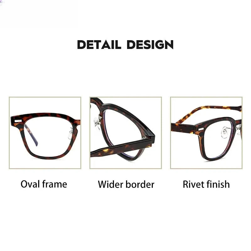 Unisex Square Full Rim Acetate Reading Glasses 98310 — view 4 | Rx Spectacle