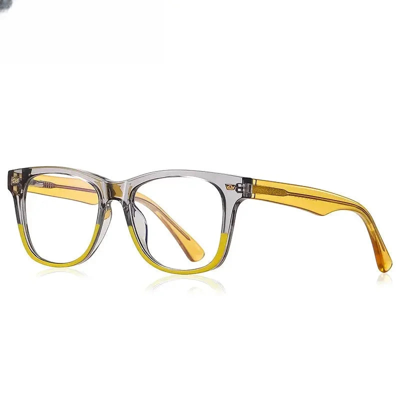 Unisex Square Full Rim Titanium Prescription Glasses 820215 — view 5 | Rx Spectacle