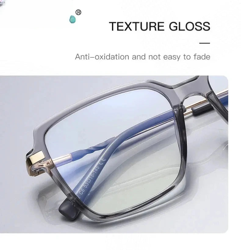 Women's Square Full Rim TR90 Reading Glasses 2212 — view 5 | Rx Spectacle