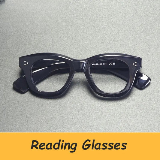 Unisex Square Full Rim Acetate Reading Glasses G2416 — view 1 | Rx Spectacle