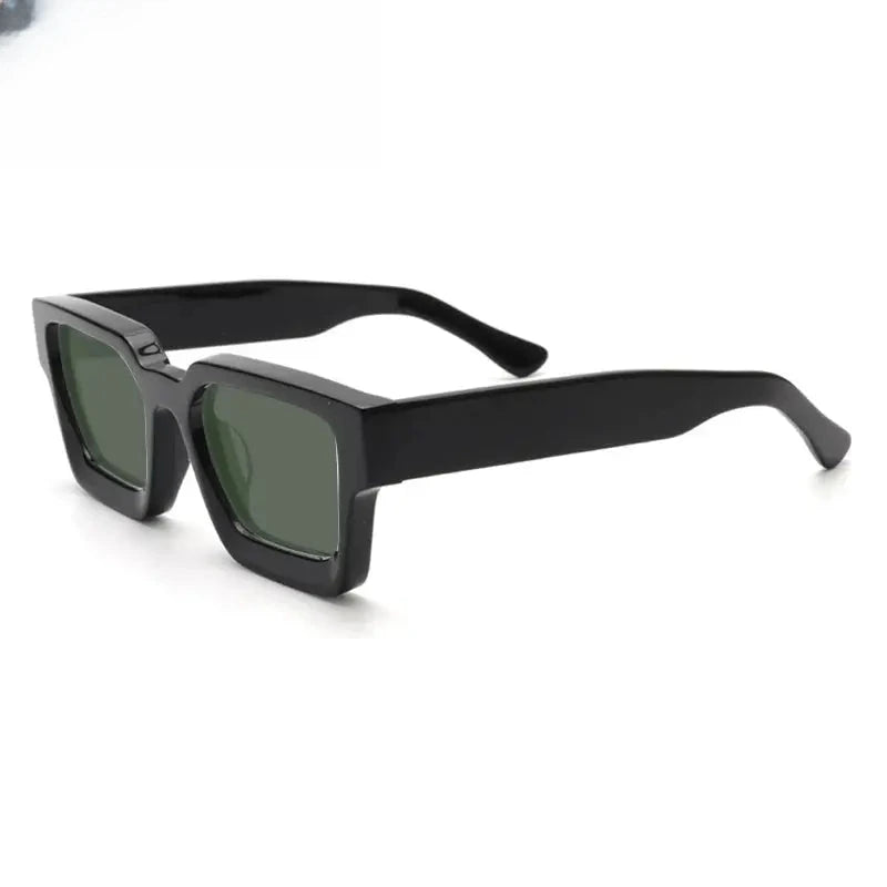 Unisex Square Full Rim Acetate Prescription Glasses Mo19 — view 17 | Rx Spectacle