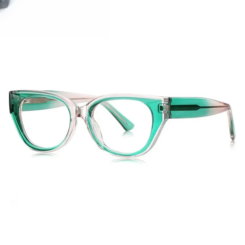 Women's Cat Eye Full Rim TR90 Prescription Glasses 361020 — view 6 | Rx Spectacle