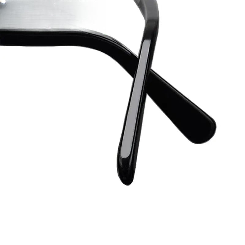 Unisex Square Rimless Titanium Prescription Glasses Ls01 — view 7 | Rx Spectacle