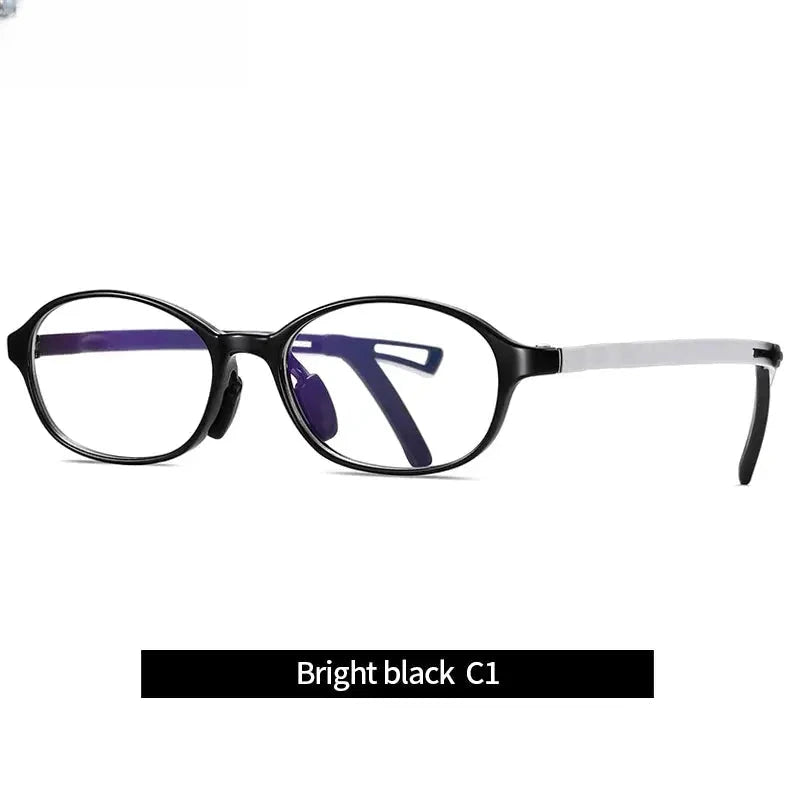 Unisex Oval Full Rim Titanium Prescription Glasses 5110 — view 5 | Rx Spectacle