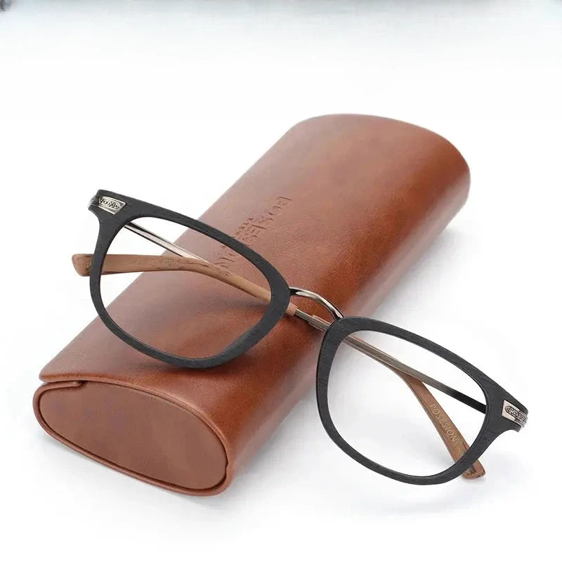 Women's Square Full Rim Alloy Prescription Glasses 57029 — view 1 | Rx Spectacle