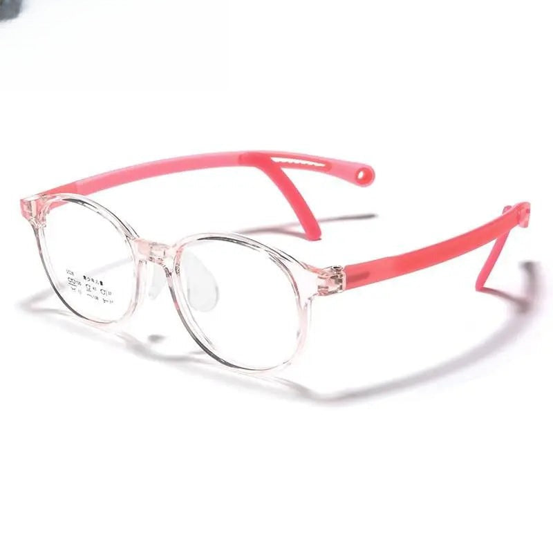 Unisex Round Full Rim Titanium Prescription Glasses 5028 — view 3 | Rx Spectacle