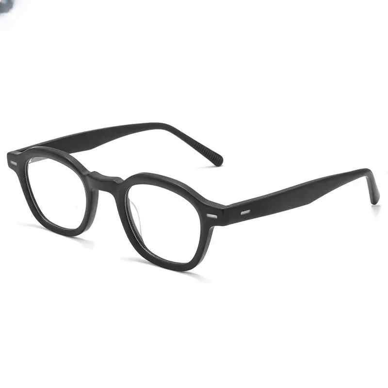 Unisex Polygon Full Rim Acetate Prescription Glasses 881003 — view 4 | Rx Spectacle