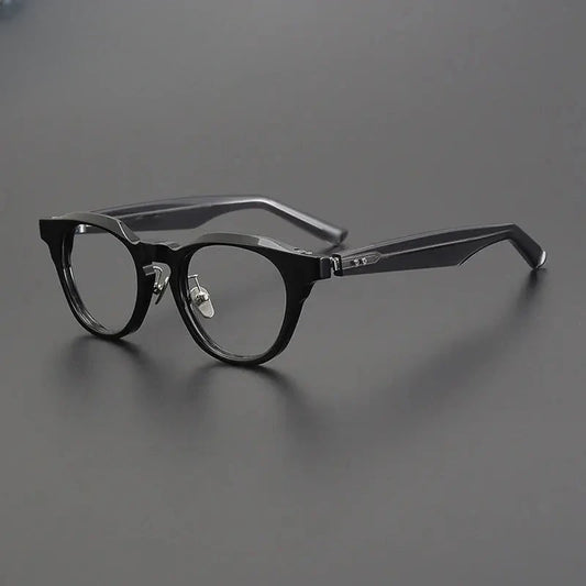 Unisex Round Full Rim Acetate Prescription Glasses Gxyj1189 — view 1 | Rx Spectacle