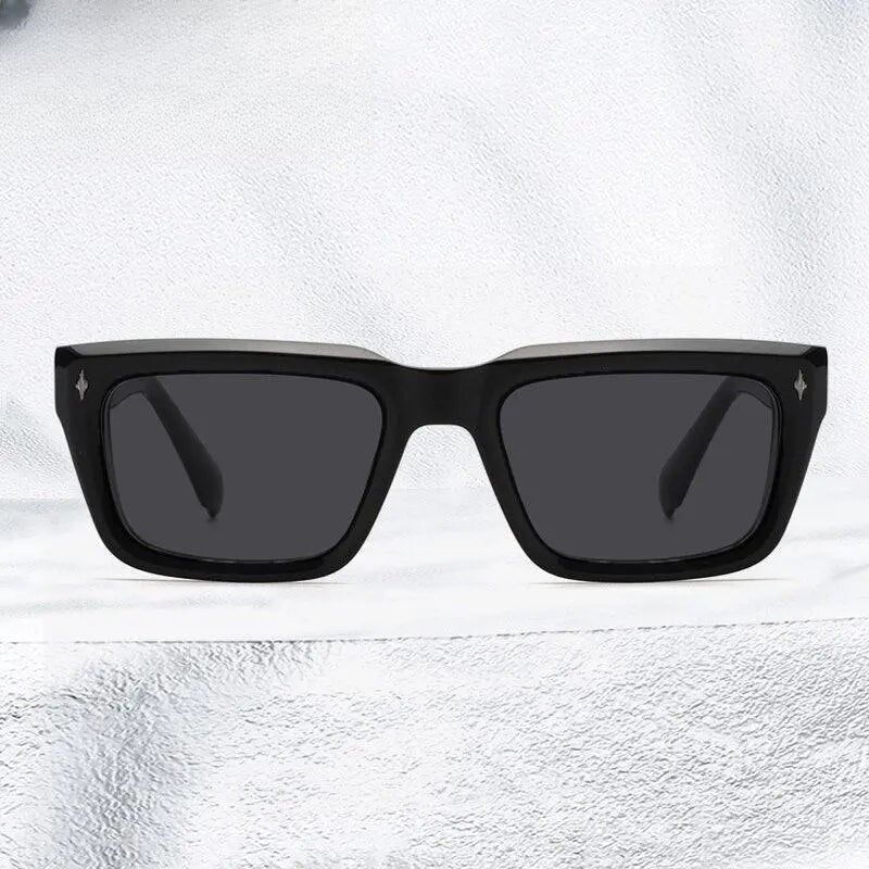 Men's Square Full Rim Acetate Prescription Glasses Tyj68 — view 3 | Rx Spectacle