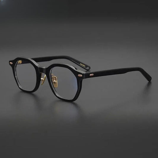 Unisex Square Full Rim Acetate Prescription Glasses Gxj33 — view 1 | Rx Spectacle