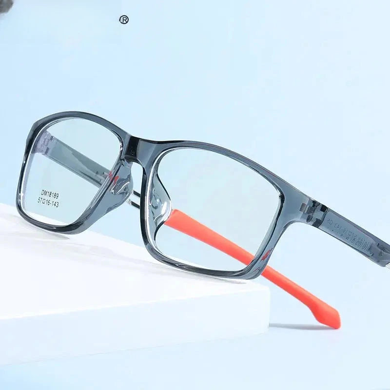 Men's Square Full Rim TR90 Reading Glasses 18189 — view 3 | Rx Spectacle