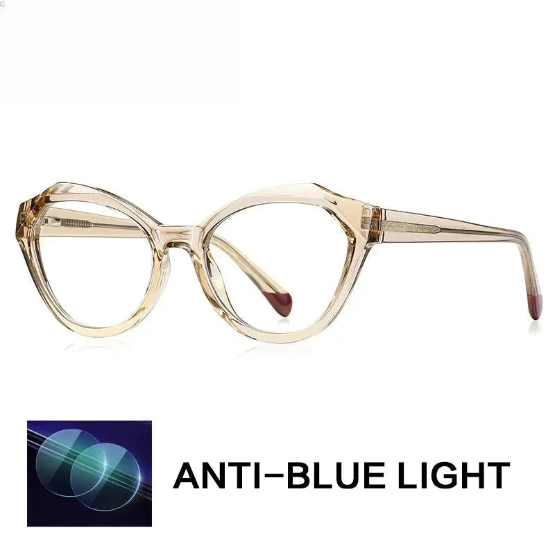 Women's Oval Full Rim Titanium Reading Glasses G2141 — view 3 | Rx Spectacle