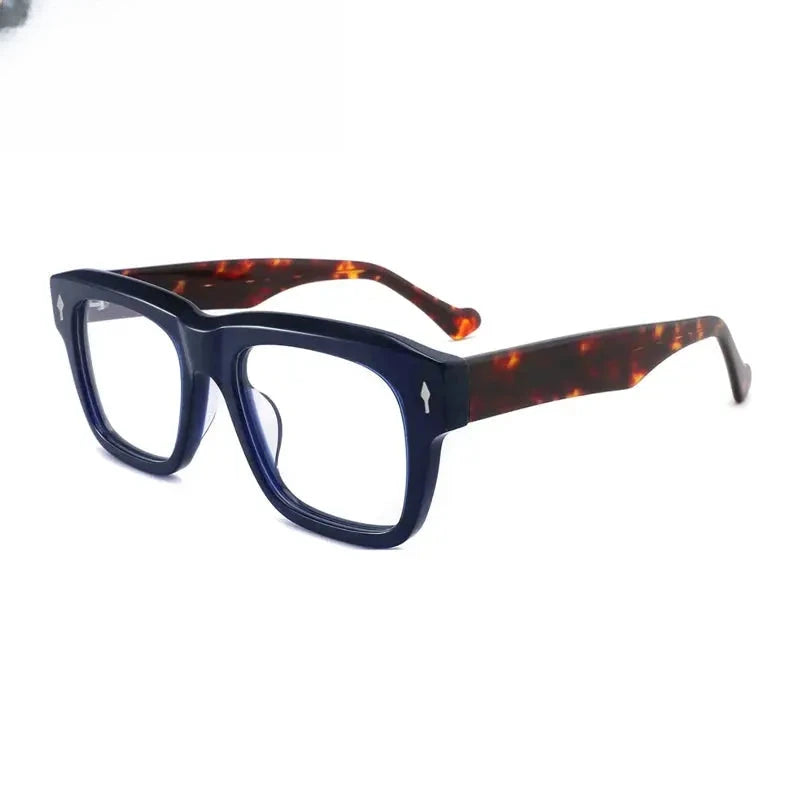 Unisex Square Full Rim Acetate Oversized Prescription Glasses Gxyj1523 — view 2 | Rx Spectacle