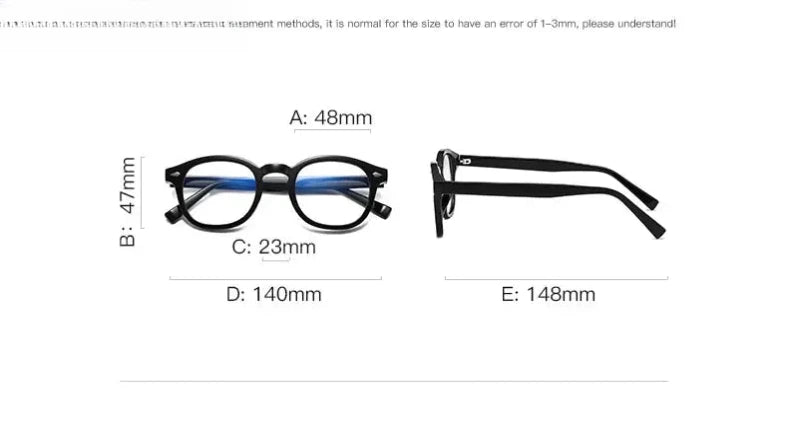 Unisex Square Full Rim Titanium Prescription Glasses 2096 — view 14 | Rx Spectacle