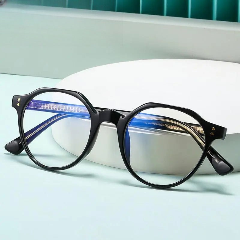 Unisex Round Full Rim TR90 Prescription Glasses 2084 — view 1 | Rx Spectacle
