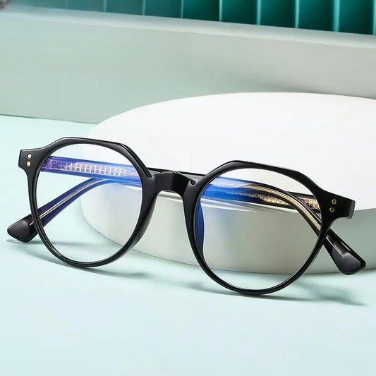 Unisex Round Full Rim TR90 Prescription Glasses 2084 — view 1 | Rx Spectacle