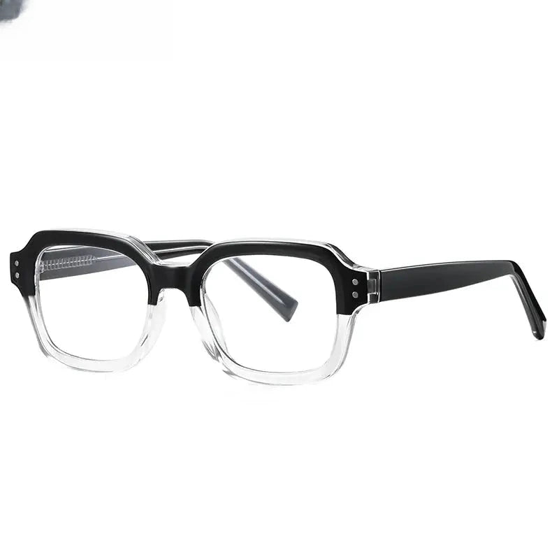 Women's Square Full Rim Plastic Reading Glasses Pfd2190 — view 9 | Rx Spectacle