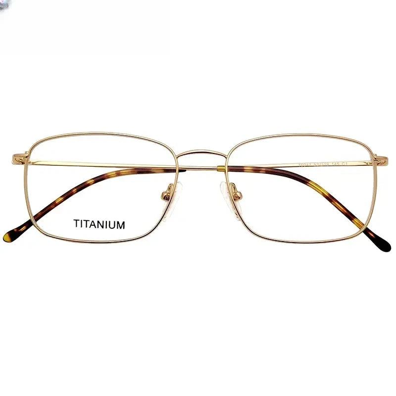Unisex Square Full Rim Titanium Prescription Glasses 316047 — view 1 | Rx Spectacle