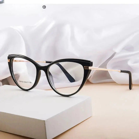Women's Cat Eye Full Rim TR90 Reading Glasses 87025 — view 1 | Rx Spectacle