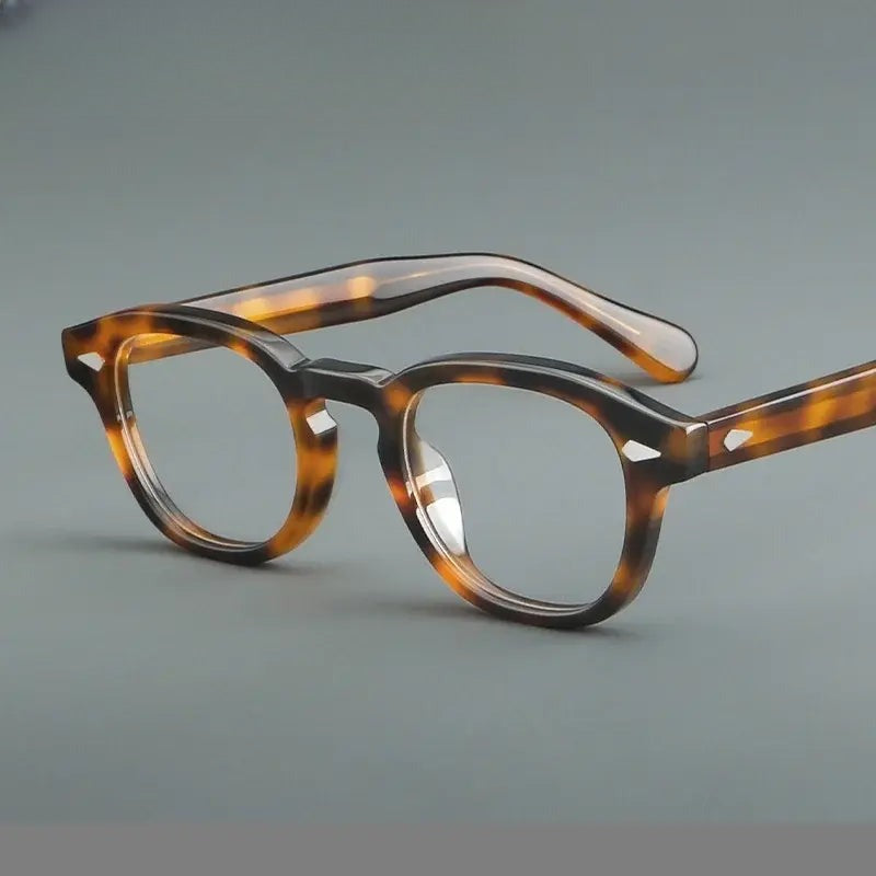 Unisex Oval Full Rim Acetate Prescription Glasses 24052 — view 1 | Rx Spectacle