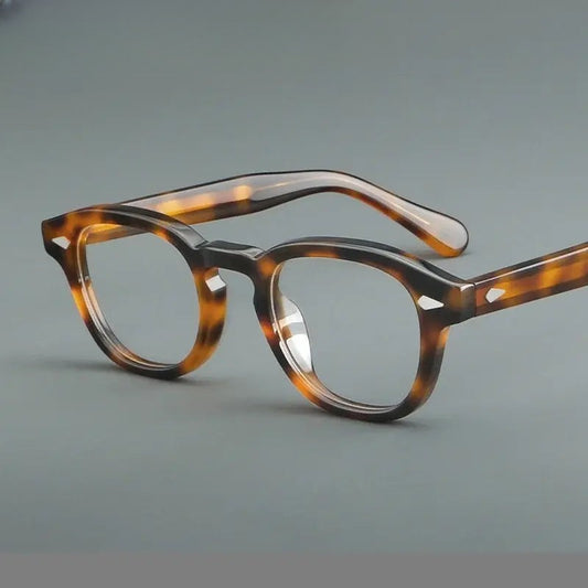Unisex Oval Full Rim Acetate Prescription Glasses 24052 — view 1 | Rx Spectacle
