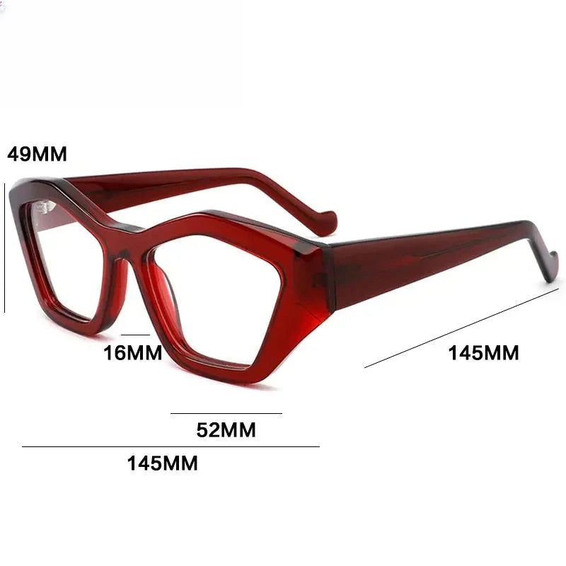 Women's Cat Eye Full Rim Acetate Prescription Glasses 882214 — view 2 | Rx Spectacle