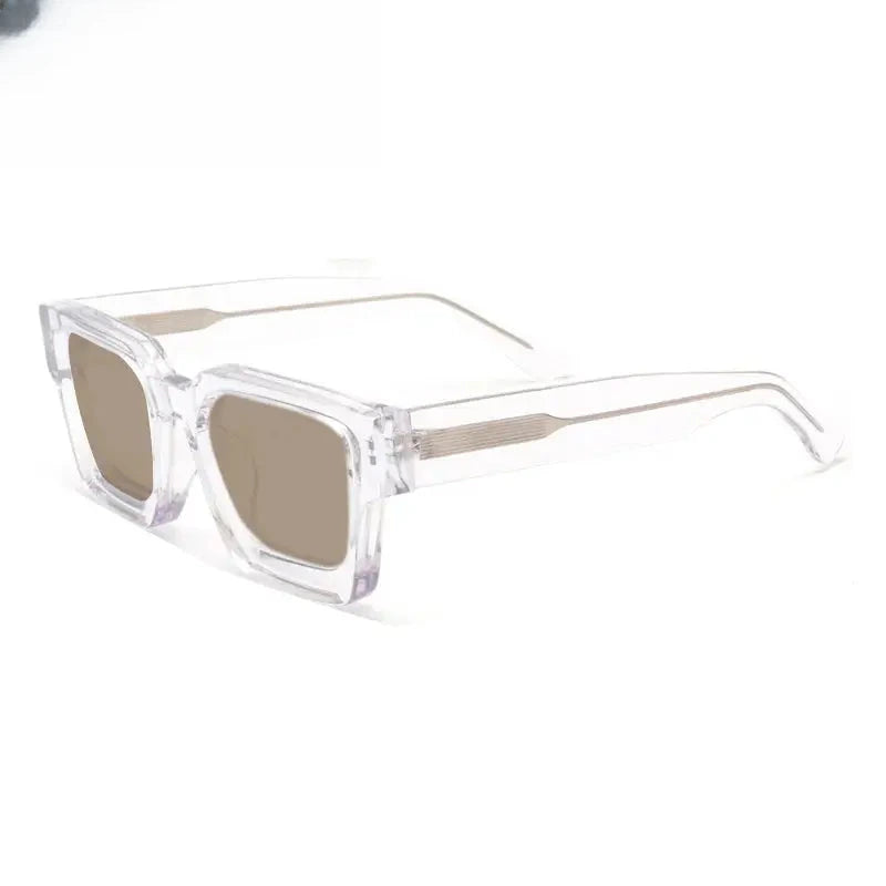 Unisex Square Full Rim Acetate Prescription Glasses Mo19 — view 14 | Rx Spectacle