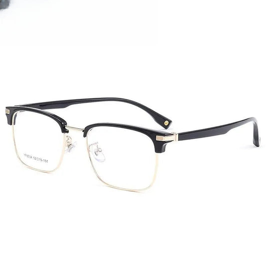 Men's Square Full Rim Alloy Prescription Glasses 8534YF — view 1 | Rx Spectacle