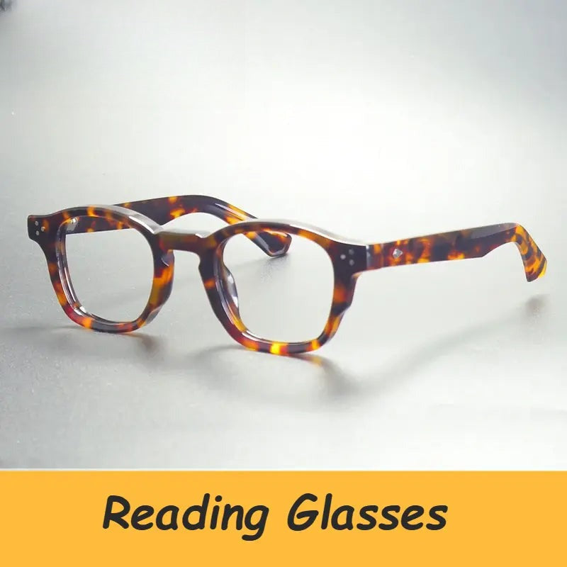 Unisex Oval Full Rim Acetate Reading Glasses G66302 — view 1 | Rx Spectacle