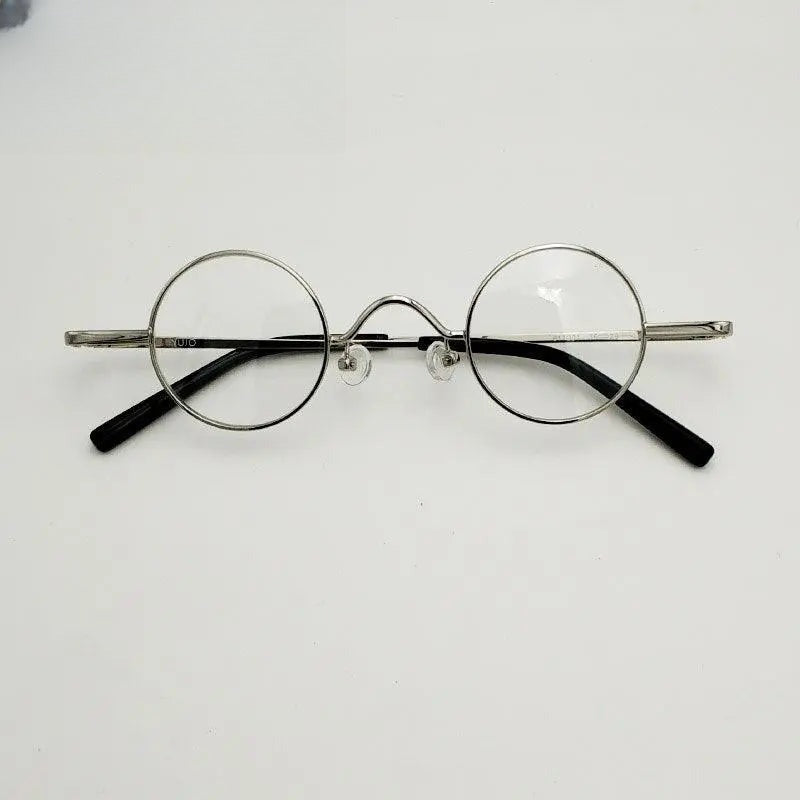 Unisex Round Full Rim Alloy Prescription Glasses 811001 — view 5 | Rx Spectacle