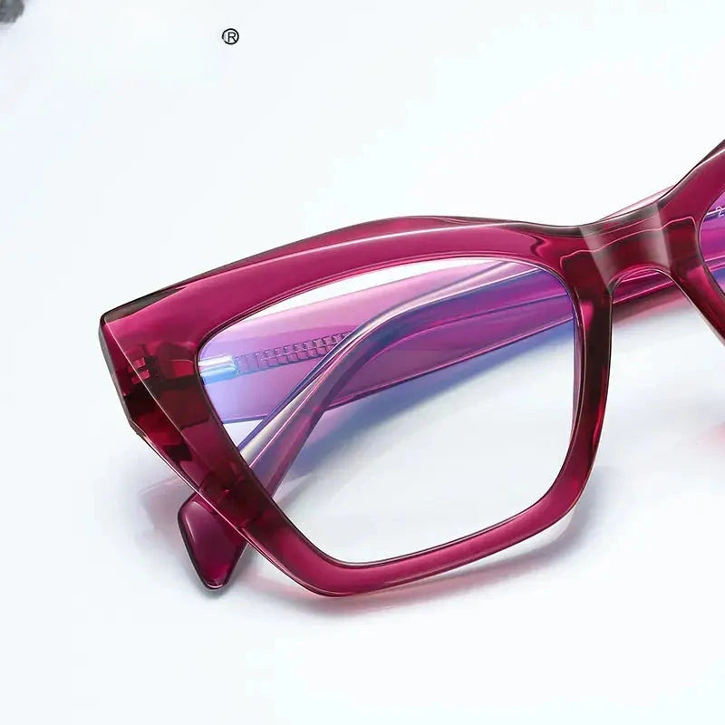 Women's Cat Eye Full Rim TR90 Reading Glasses 2167 — view 2 | Rx Spectacle