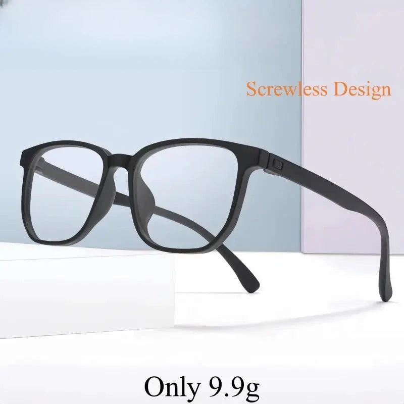 Unisex Square Full Rim TR90 Screwless Prescription Glasses 6625 — view 1 | Rx Spectacle