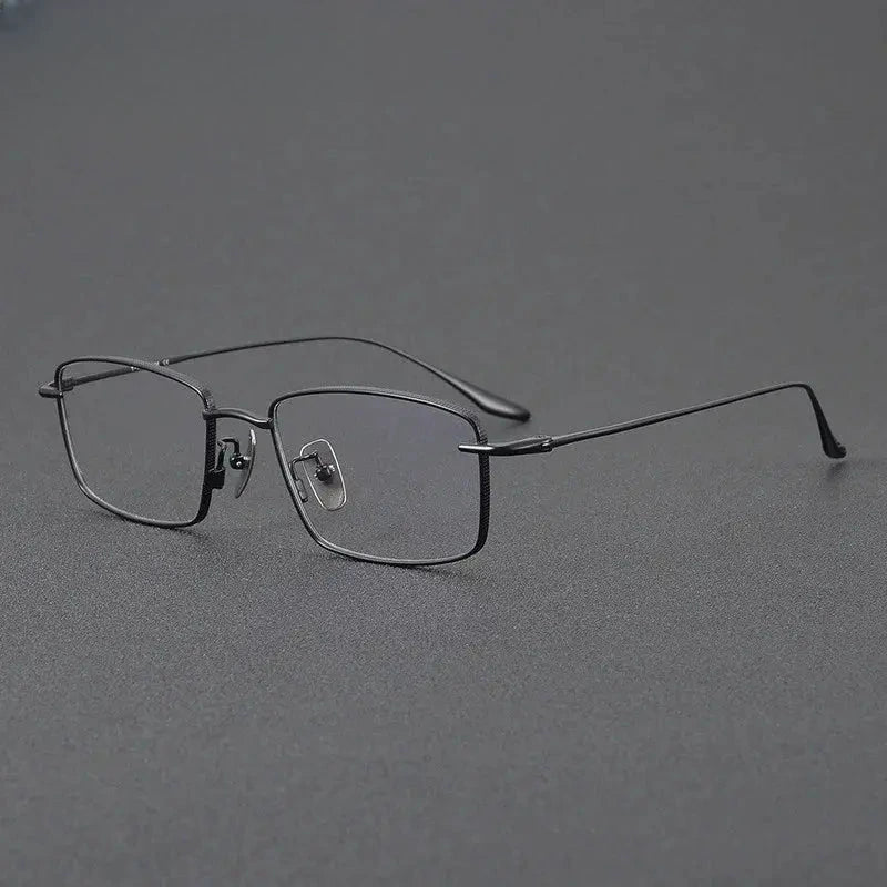 Men's Polygon Full Rim Titanium Prescription Glasses 778417 — view 7 | Rx Spectacle