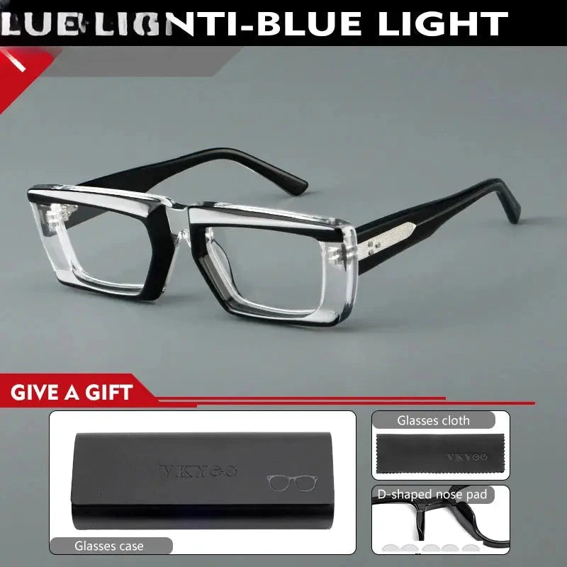Unisex Browline Full Rim Acetate Reading Glasses 623046 — view 6 | Rx Spectacle