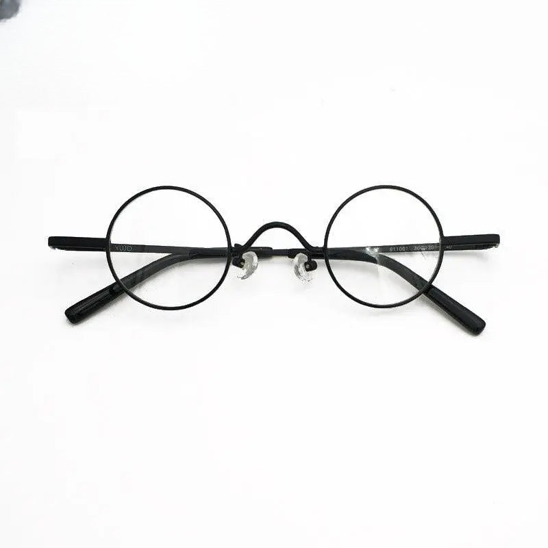 Unisex Round Full Rim Alloy Prescription Glasses 811001 — view 7 | Rx Spectacle