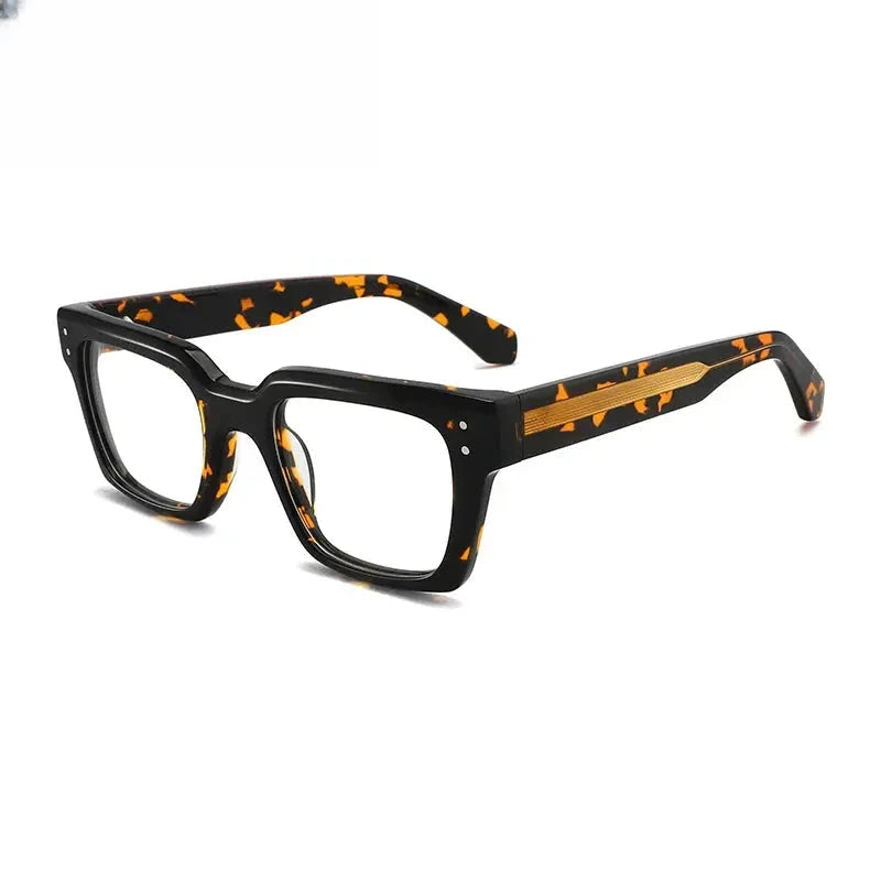 Unisex Square Full Rim Acetate Prescription Glasses Gxyj1565 — view 5 | Rx Spectacle