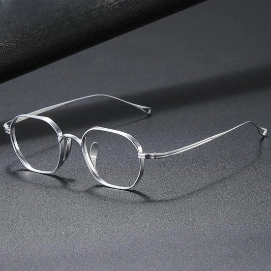 Unisex Oval Full Rim Titanium Prescription Glasses 9917 — view 1 | Rx Spectacle