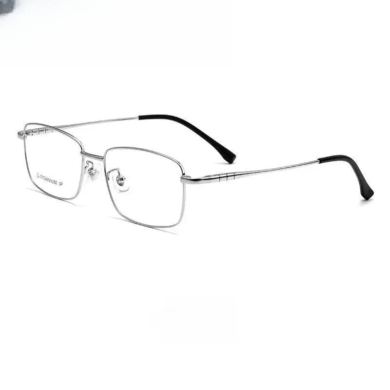 Men's Square Full Rim Titanium Prescription Glasses Mc82208 — view 1 | Rx Spectacle