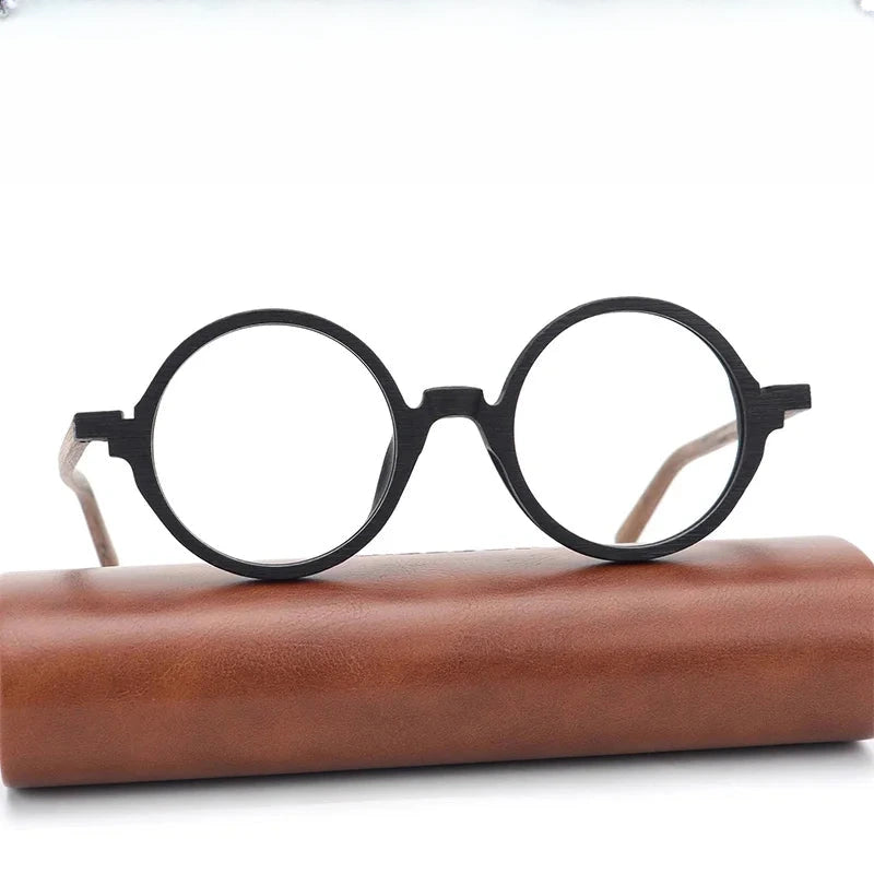 Unisex Round Full Rim Acetate Prescription Glasses 883400 — view 1 | Rx Spectacle