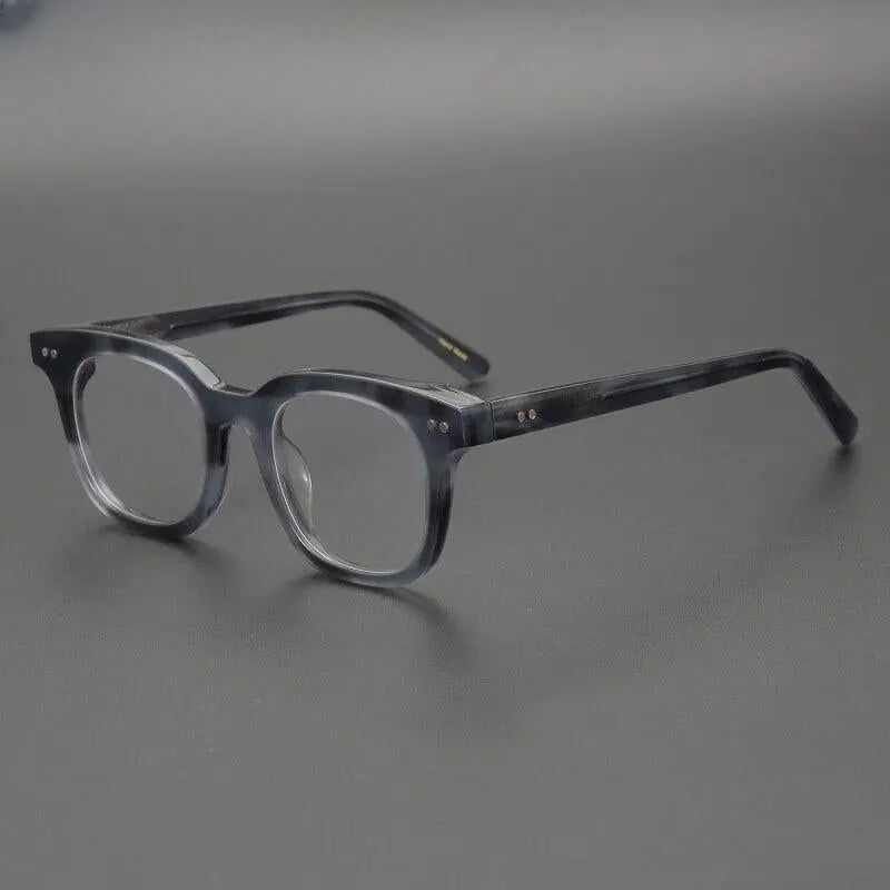 Unisex Square Full Rim Acetate Prescription Glasses Gxyj163 — view 6 | Rx Spectacle