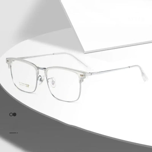 Unisex Square Full Rim Titanium Prescription Glasses 232200 — view 1 | Rx Spectacle