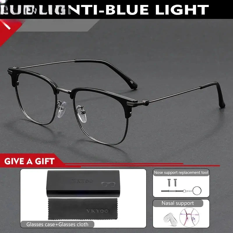 Unisex Square Full Rim TR90 Reading Glasses 80601 — view 4 | Rx Spectacle