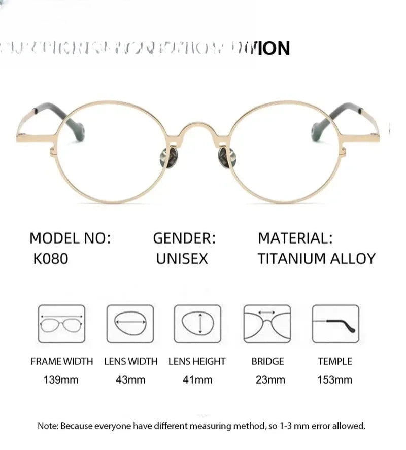 Unisex Round Full Rim Prescription Glasses 369080 — view 2 | Rx Spectacle