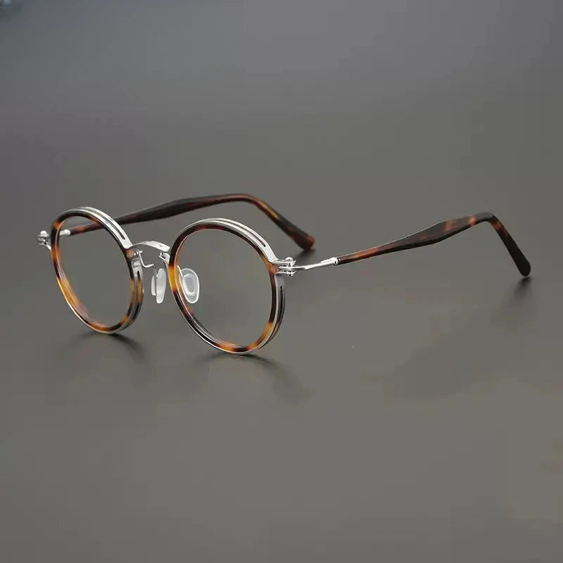 Unisex Round Full Rim Acetate Prescription Glasses Gxyj1196 — view 13 | Rx Spectacle