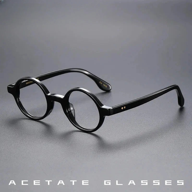 Women's Round Full Rim Acetate Prescription Glasses 56002 — view 1 | Rx Spectacle