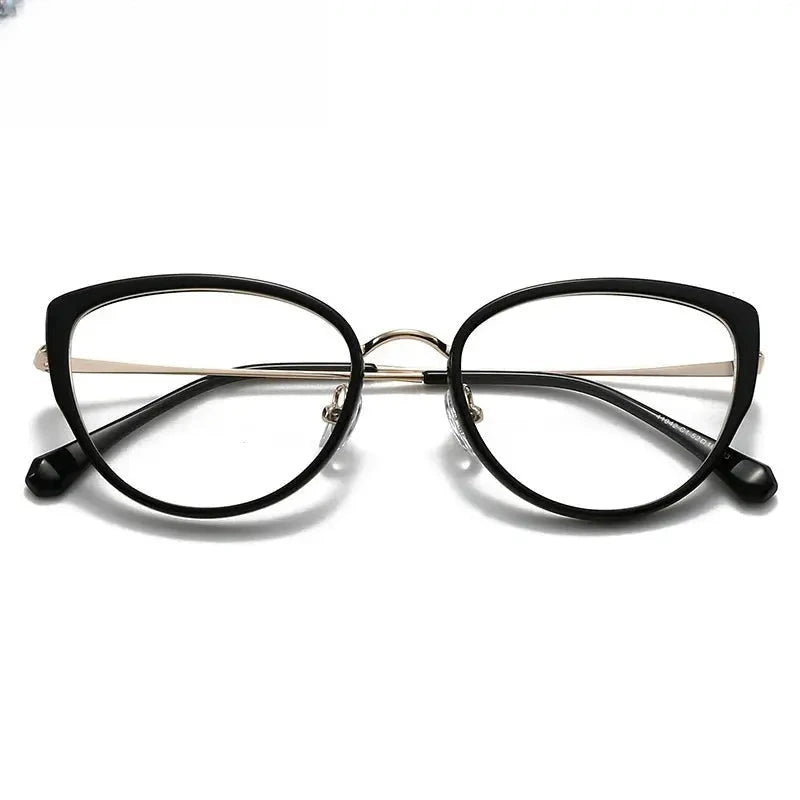 Women's Cat Eye Full Rim Acetate Prescription Glasses 441042 — view 4 | Rx Spectacle