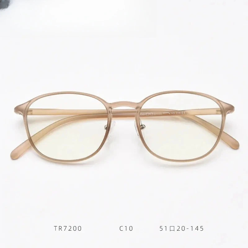 Women's Oval Full Rim Titanium Prescription Glasses 87200 — view 4 | Rx Spectacle