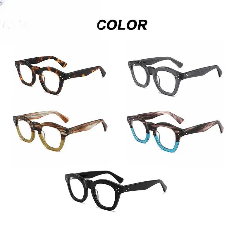 Unisex Square Full Rim Acetate Prescription Glasses Gxyj1480 — view 5 | Rx Spectacle